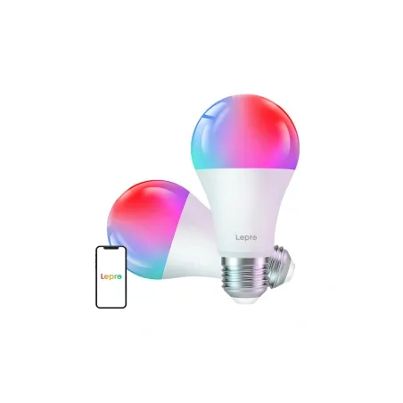 LEPRO B2-2 E27 Wi-Fi LED Bulb, 1100 lm, 2-pack